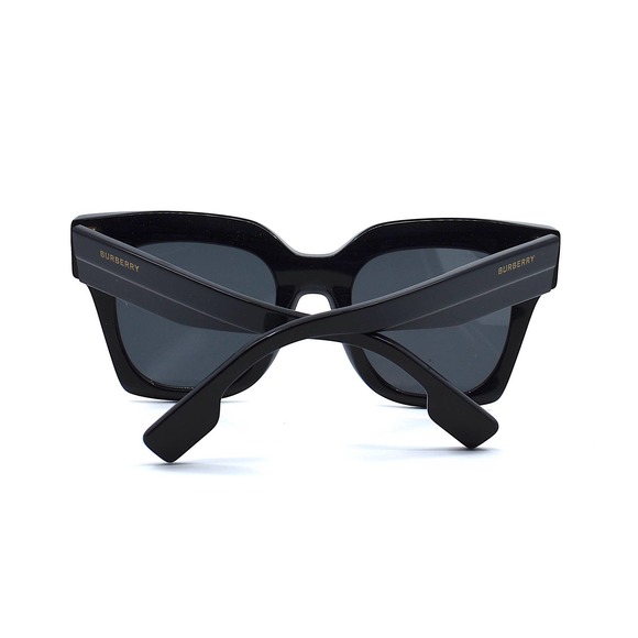 NEW BURBERRY KITTY BE4364 BLACK DARK GREY AUTHENTIC SUNGLASSES - Picture 8 of 14